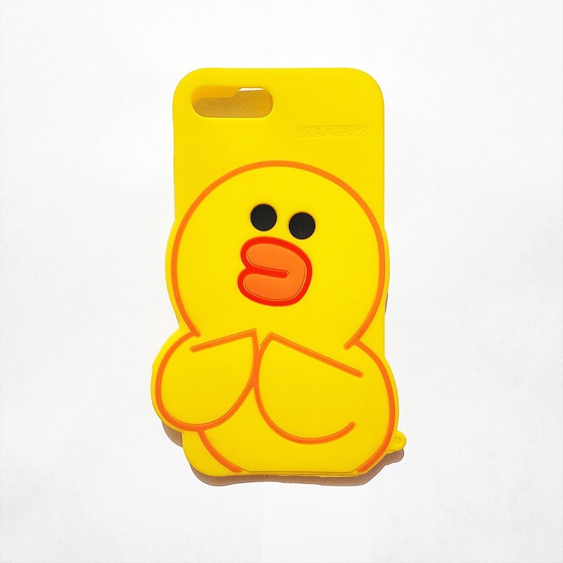 Silikon 3D karakter IPHONE 7 PLUS silikon tebal karakter lucu / case anak anak warna biru / pelindung hp