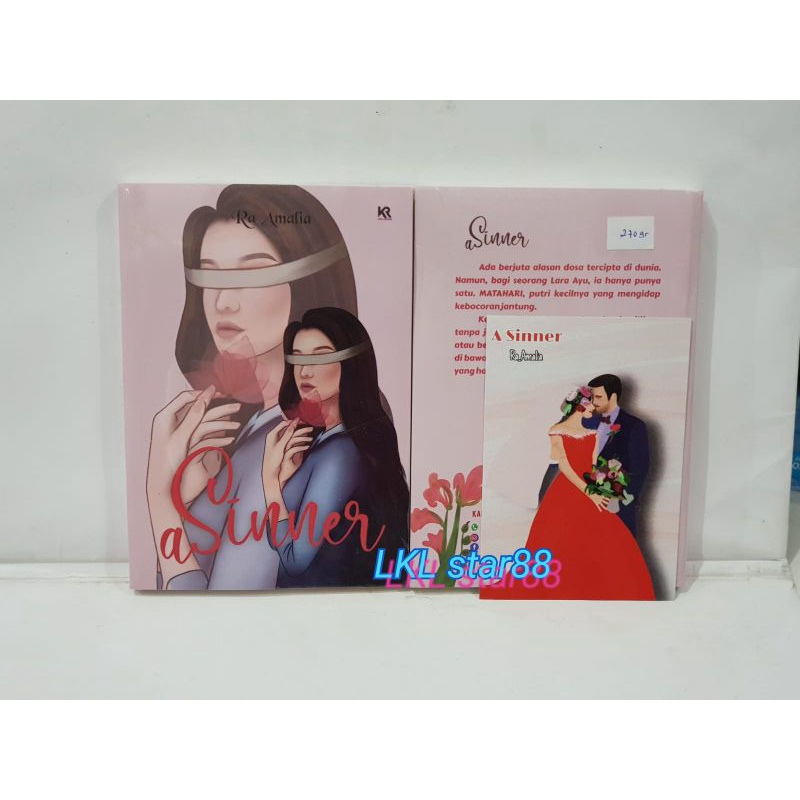 Buku Novel A Sinner by Ra_Amalia
