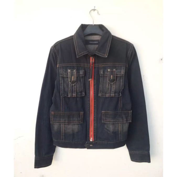 Jaket Denim Jeans Dsquared2 Second Original
