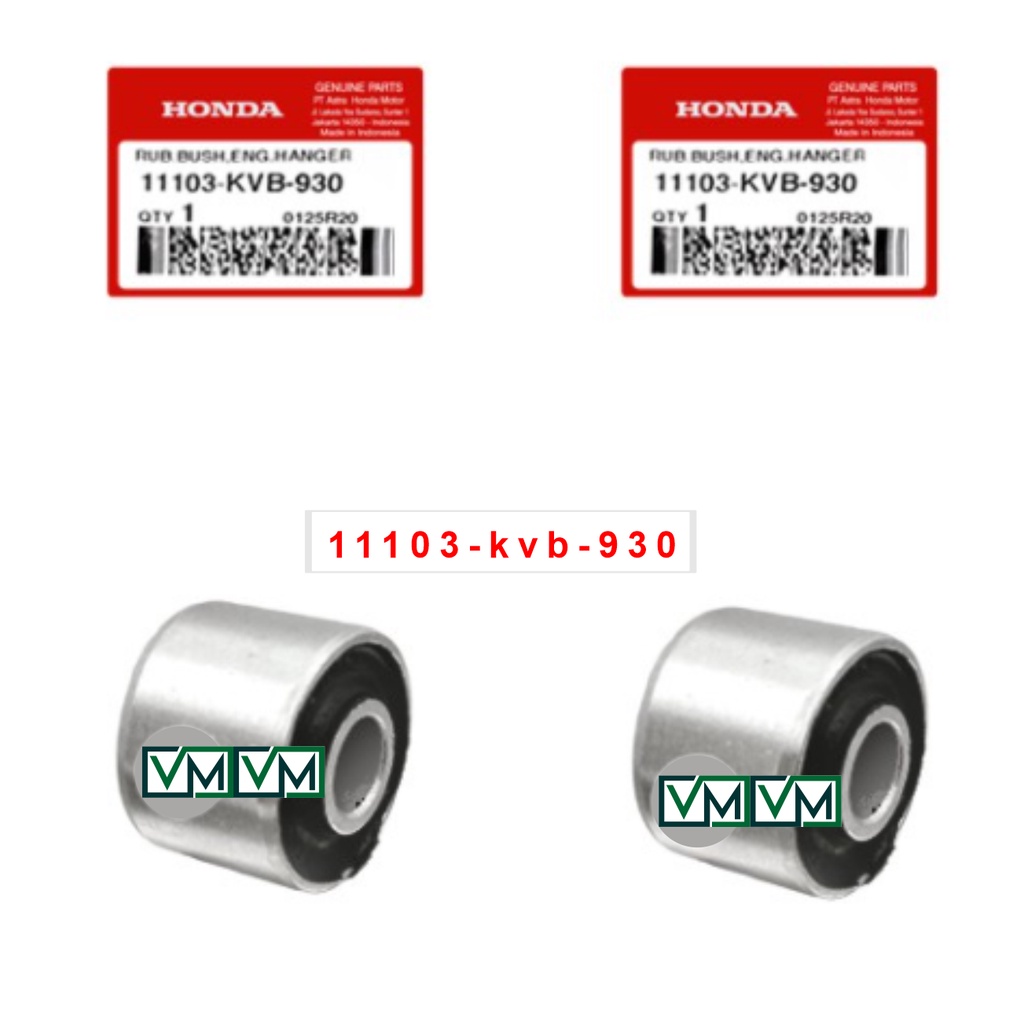 Karet Mounting Bos Engine Hanger Beat Scoopy Spacy Vario 110 125 150 Matic 1 Set 2 Pcs