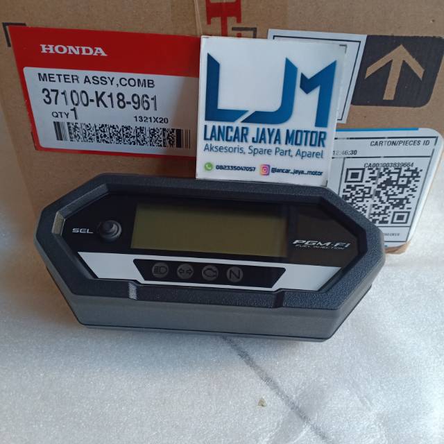 37100k18961 SPEEDOMETER CB VERZA 37100-K18-961 ORIGINAL AHM