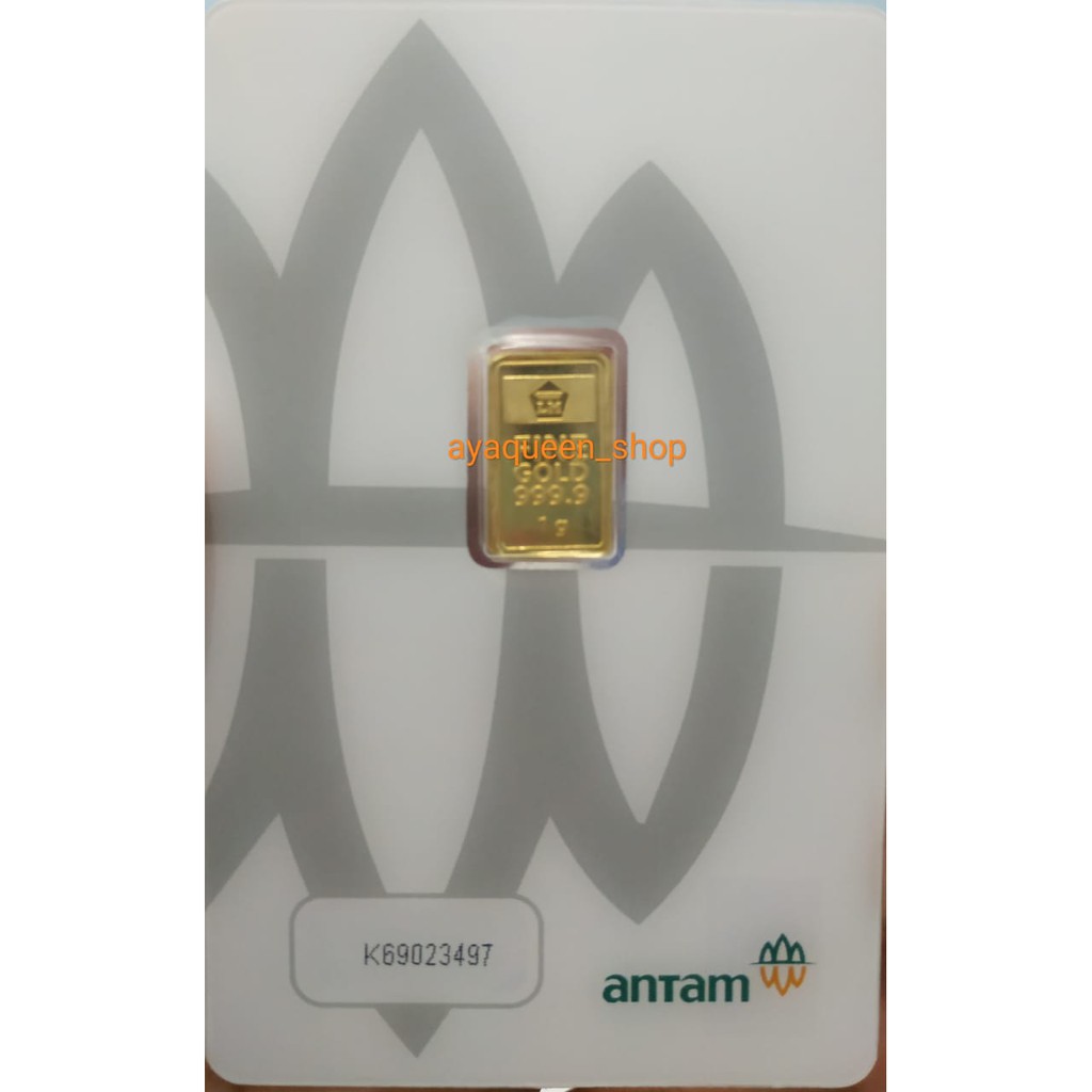 Logam Mulia 1 gram Sertifikat Resmi Antam Pres 2022