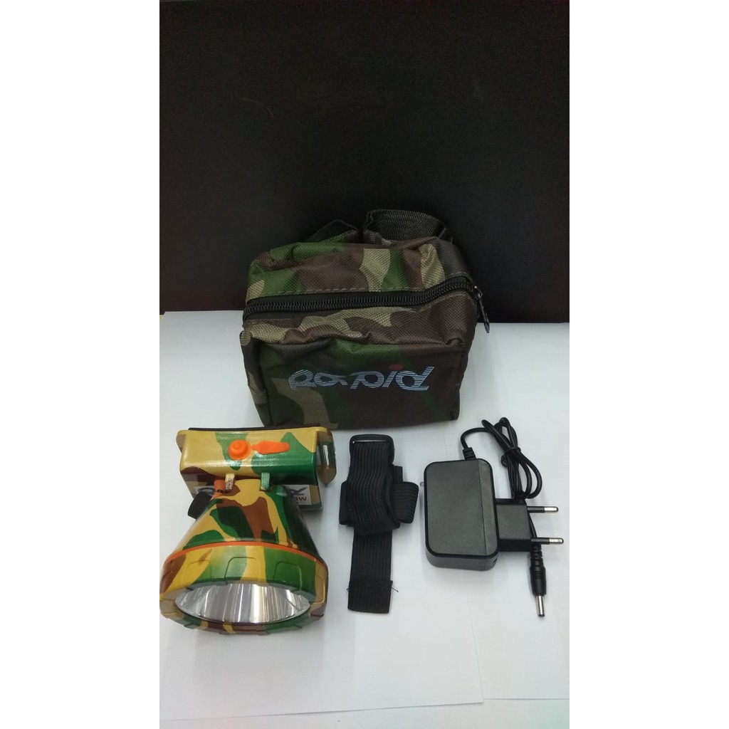 SENTER KEPALA TENTARA R- 50178 3W RAPID 2800 MAH