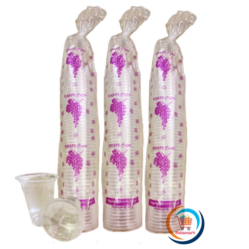 Gelas Plastik Grape Cups Isi 50 pcs