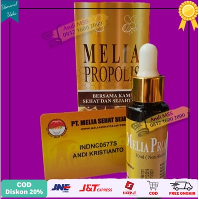 

❤COD❤ Melia Propolis 30ml Asli Botolan