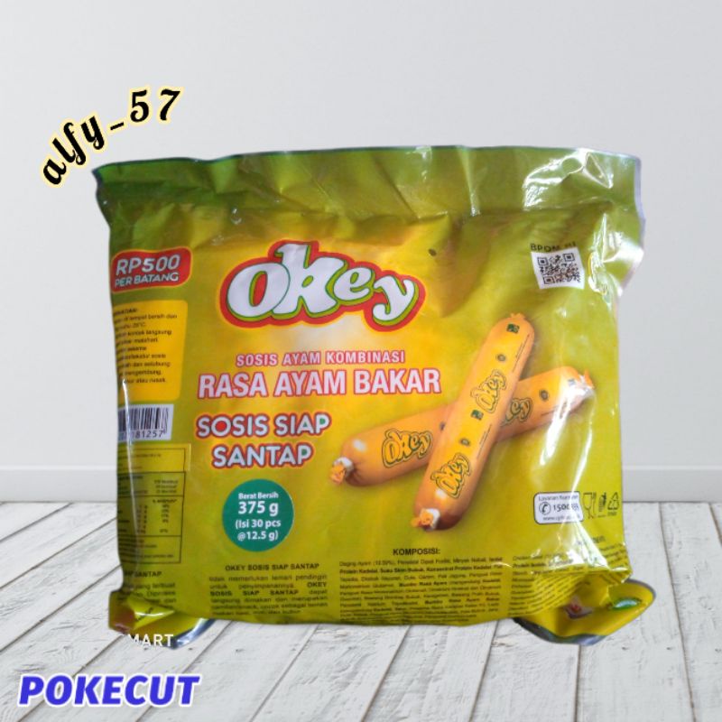 

sosis Okey isi 30 pcs berat 12,5 gram