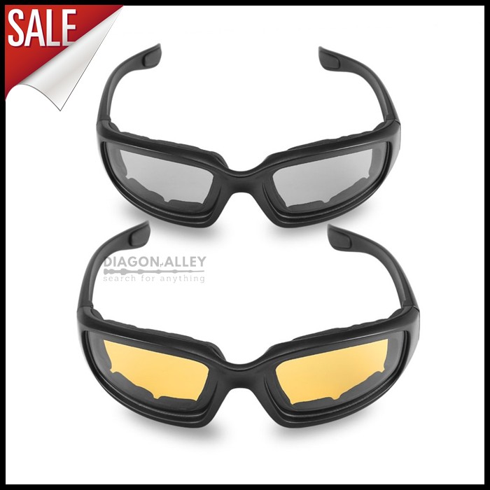 KACAMATA SEPEDA WINDPROOF Dustproof Motor Sporty ANTI DEBU ANGIN Acetato HITAM