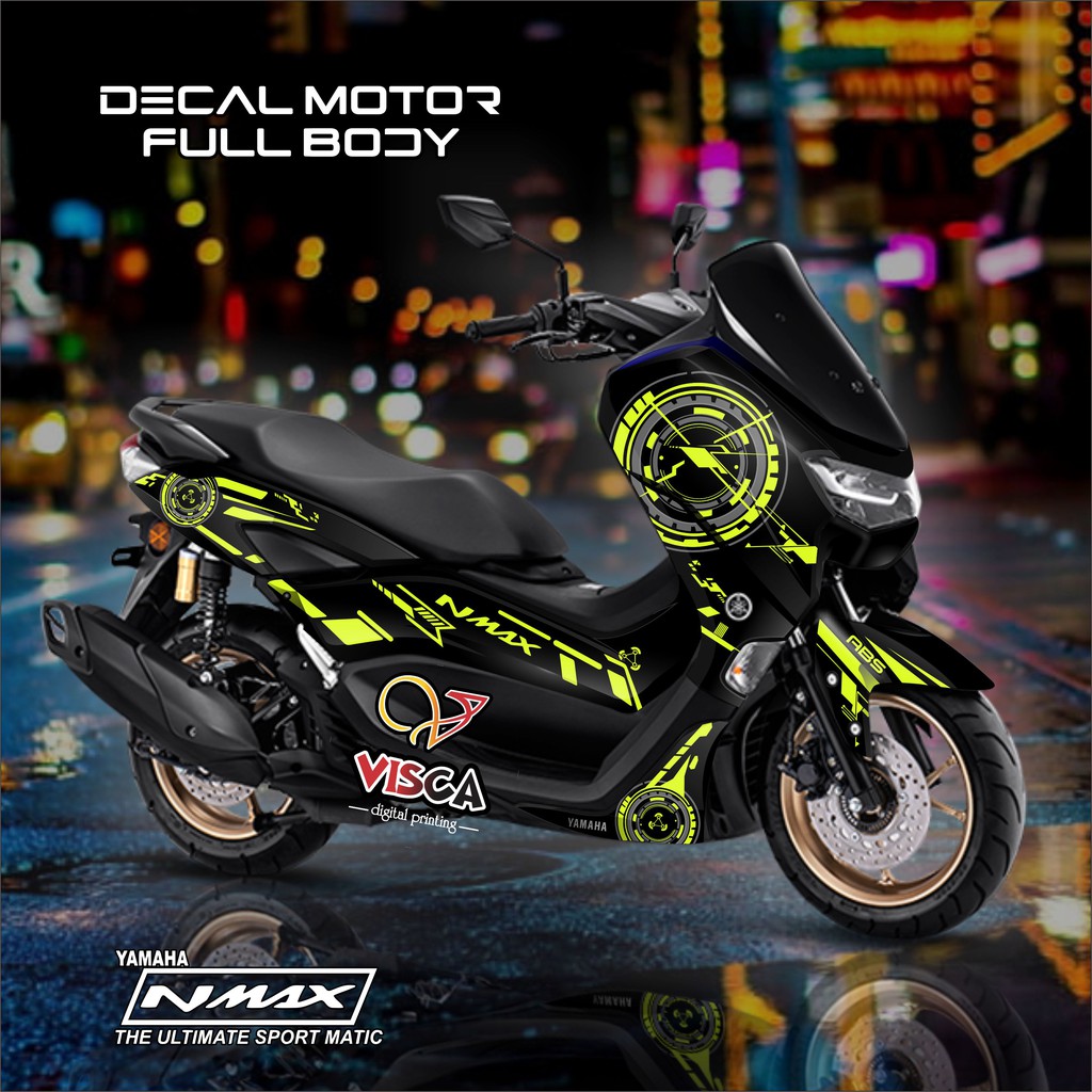 Decal Nmax 2020 Decal Nmax Full Body Dekal Nmax Stiker Nmax 2020 Full Body Hitech