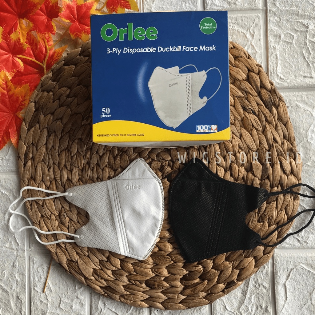 ORLEE MASKER EARLOOP & HEADLOOP DUCKBILL BOX ISI 50 / MASKER DUCKBILL / MASKER 50 DUCKBILL