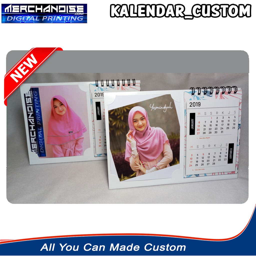 Jual Kalender Meja Custom Kalendar Duduk 2022 Kalendar Kalender