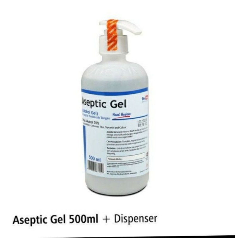 Aseptic gel onemed pump hand sanitizer original