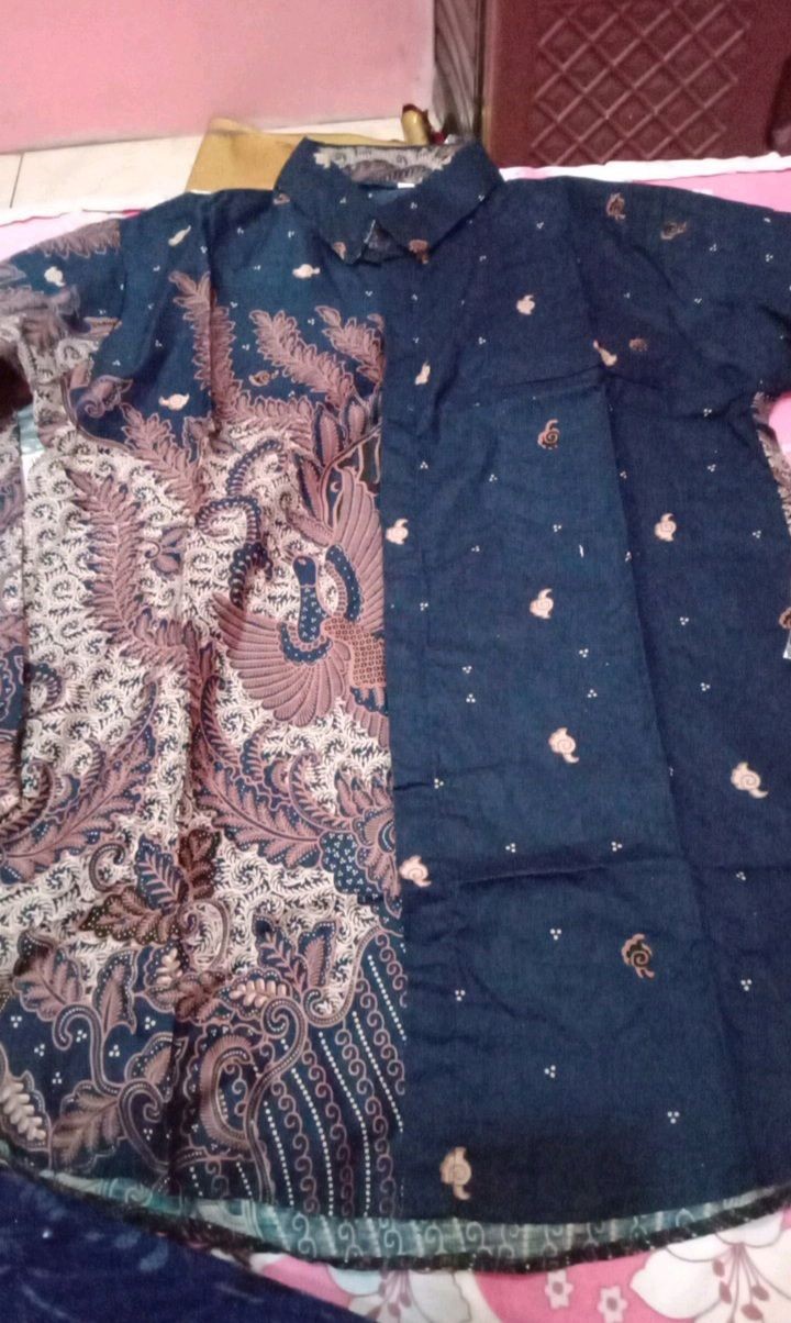 Kemeja Batik Pria Lengan Panjang Slim Fit Batik Pria Lengan Panjang Modern