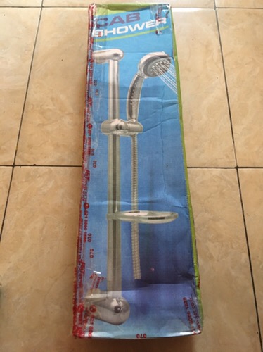 Hand Shower + Tiang Stainless / Shower Dinding