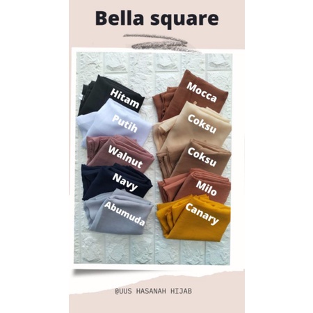 BELLA SQUARE PART 2•jilbab segi empat •kerudung segiempat