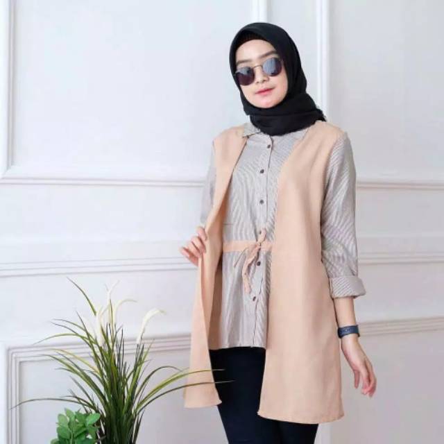 Isna tunik atasan wanita fashion remaja