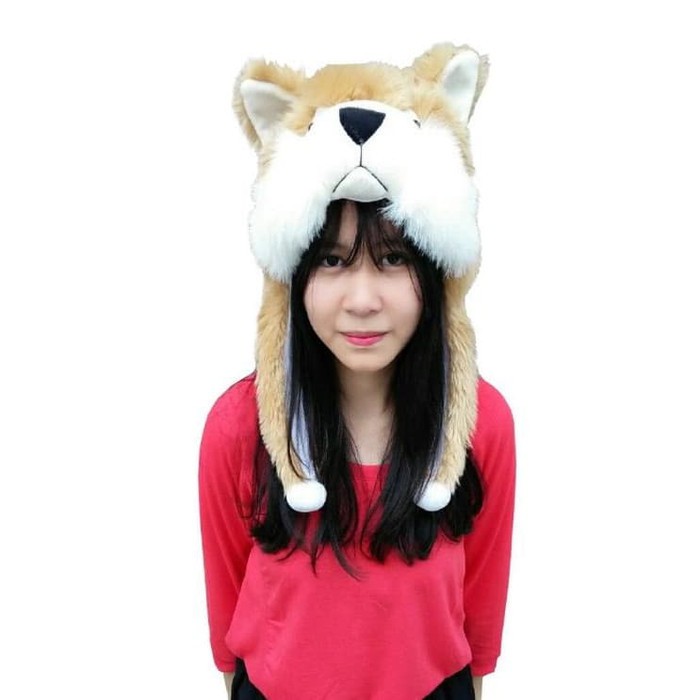 Order Langsung Topi boneka hewan kucing dewasa topi boneka hewan Limited