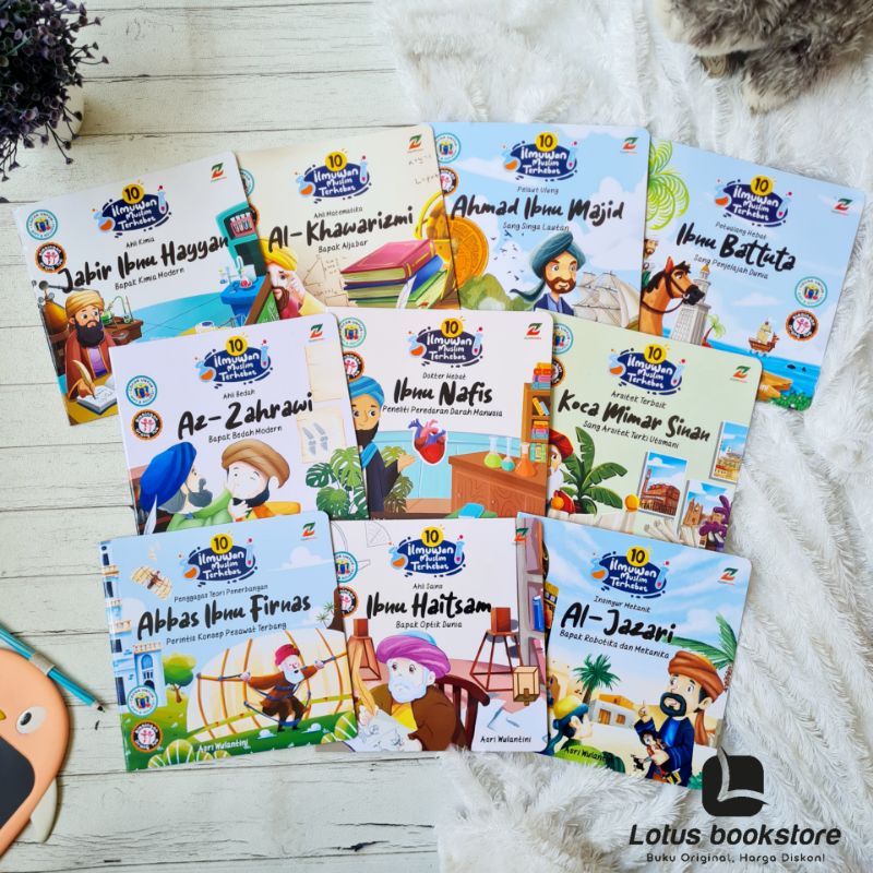 Seri 10 Ilmuwan Muslim Terhebat - Buku Anak Muslim Usia 3-6 Tahun - Ziyad Books