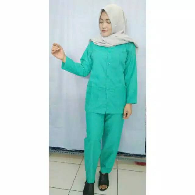 Baju OK / Baju jaga hijau tosca