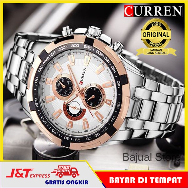 Jam Tangan Pria CURREN 8023 ORIGINAL Chrono Tidak Aktif