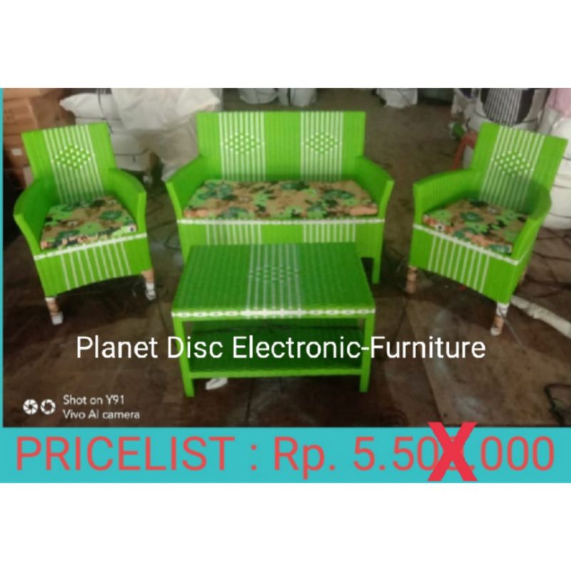 Kursi Tamu Rotan Sintetis  Kursi Teras  Kursi Taman Promo murah