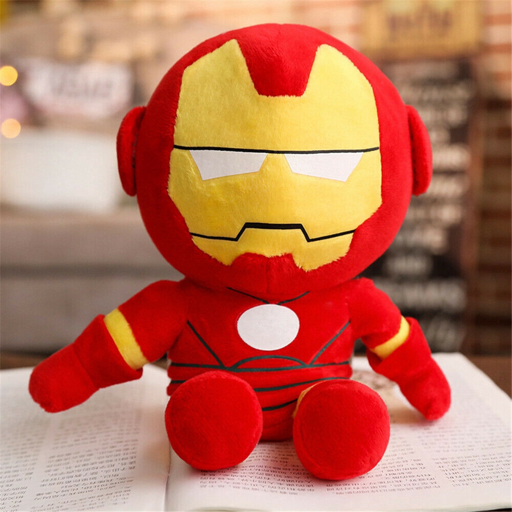 Boneka Plush Spiderman / iron Man Untuk Hadiah