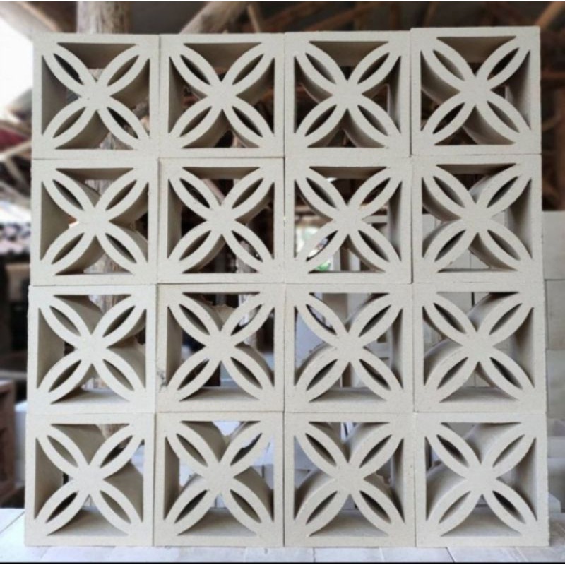 Roster minimalis motif daun kawung