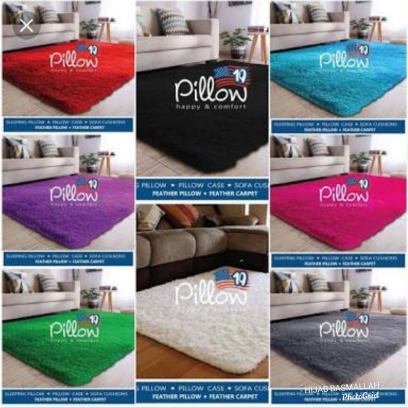 KARPET Bulu PILLOW