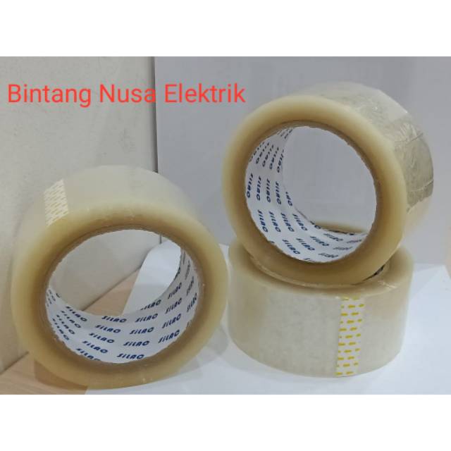 Lakban Bening/Coklat Silac