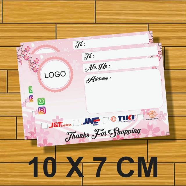

Label pengiriman olshop/perlengkapan olshop