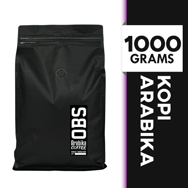KOPI ARABIKA 1 KG BIJI/BUBUK | Roasted Coffee | OBS Coffee Arabika 1kg