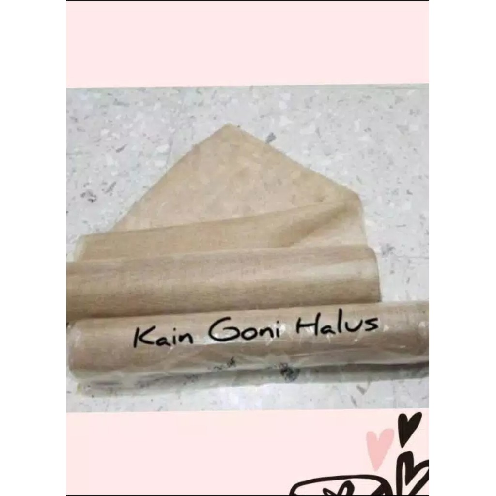 1 YARD (91CM) - LEBAR 48 CM | KAIN GONI HALUS | KAIN KARUNG GONI - BURLAP