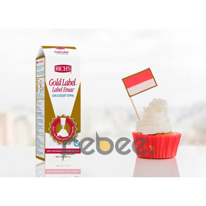 

Richs Gold Label Non Dairy Whipping Cream 907g