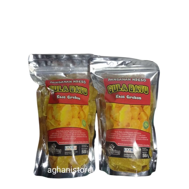 GULA BATU / GULA KRISTAL KUNING ASLI KHAS CIREBON 500 GRAM