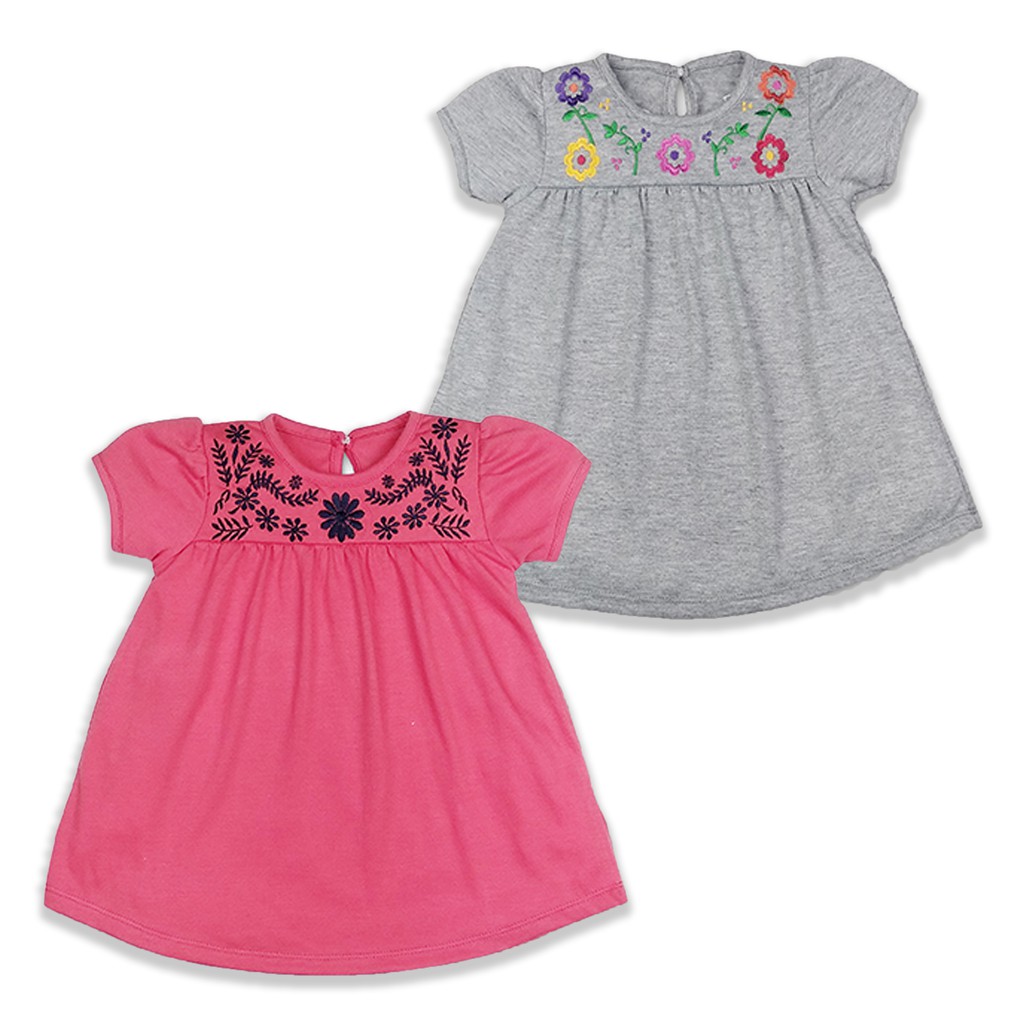 Bearhug Dress Anak Perempuan Emboridery XDD P1 Lengan Pendek 6-18M-3