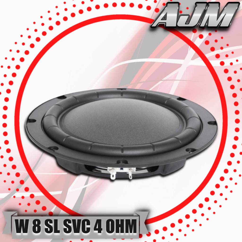 Subwoofer CELLO W 8 SL SVC 4ohm