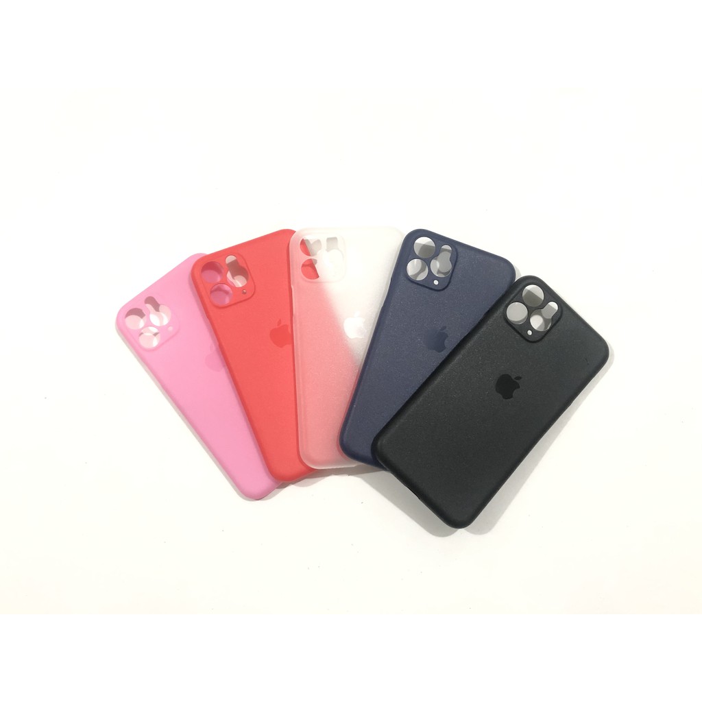 C105 Iphone 5/6/6+/7/8/7+/8+/X/XS/XR/XSMAX/11/11PRO/11MAX Frosted Matte Case Ultrathin+Lens Protecto