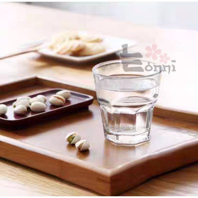 Gelas kaca kecil mini cangkir whiesky belimbing beling cantik polos lebaran murah jus teh kopi