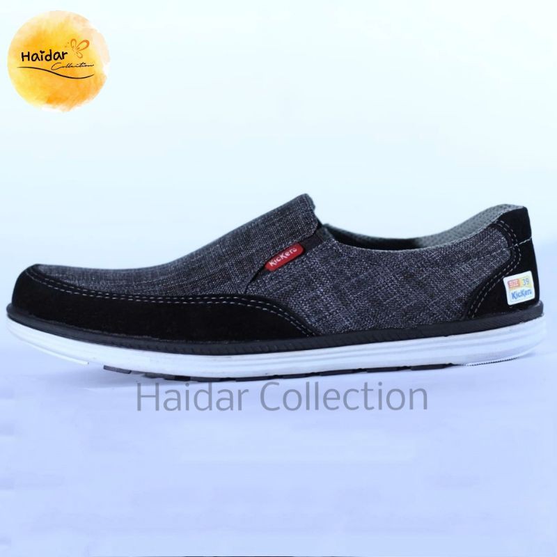 Sepatu Pria Slip On Kasual J 29 Casual Kulit Sol Karet Suede Nubuck Premium Original Mojokerto