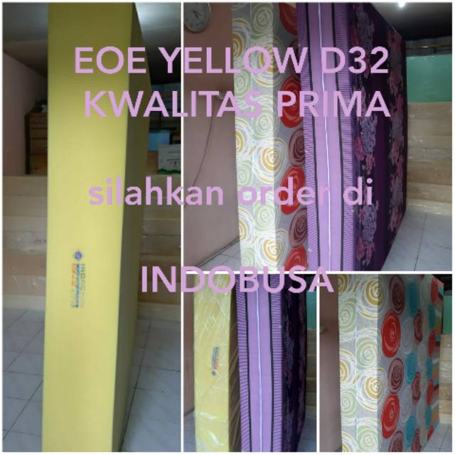 EOE YELLOW D32 INOAC 200X180X25 kasur busa