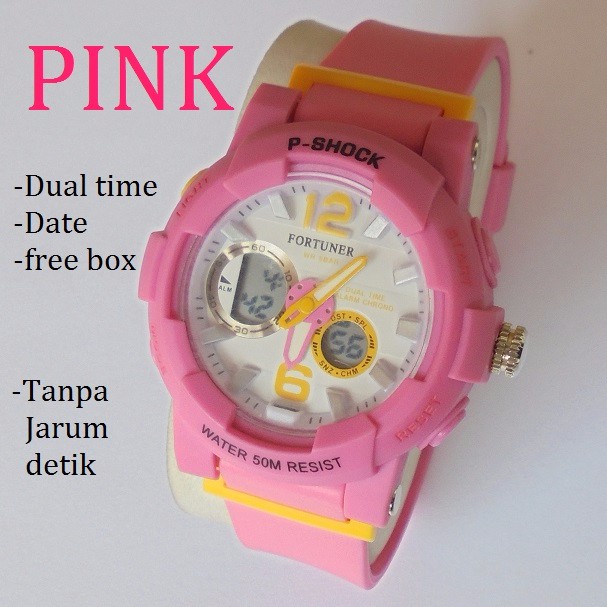 Water Resist 50M Jam Tangan Wanita Fortuner Model Casio Baby-G