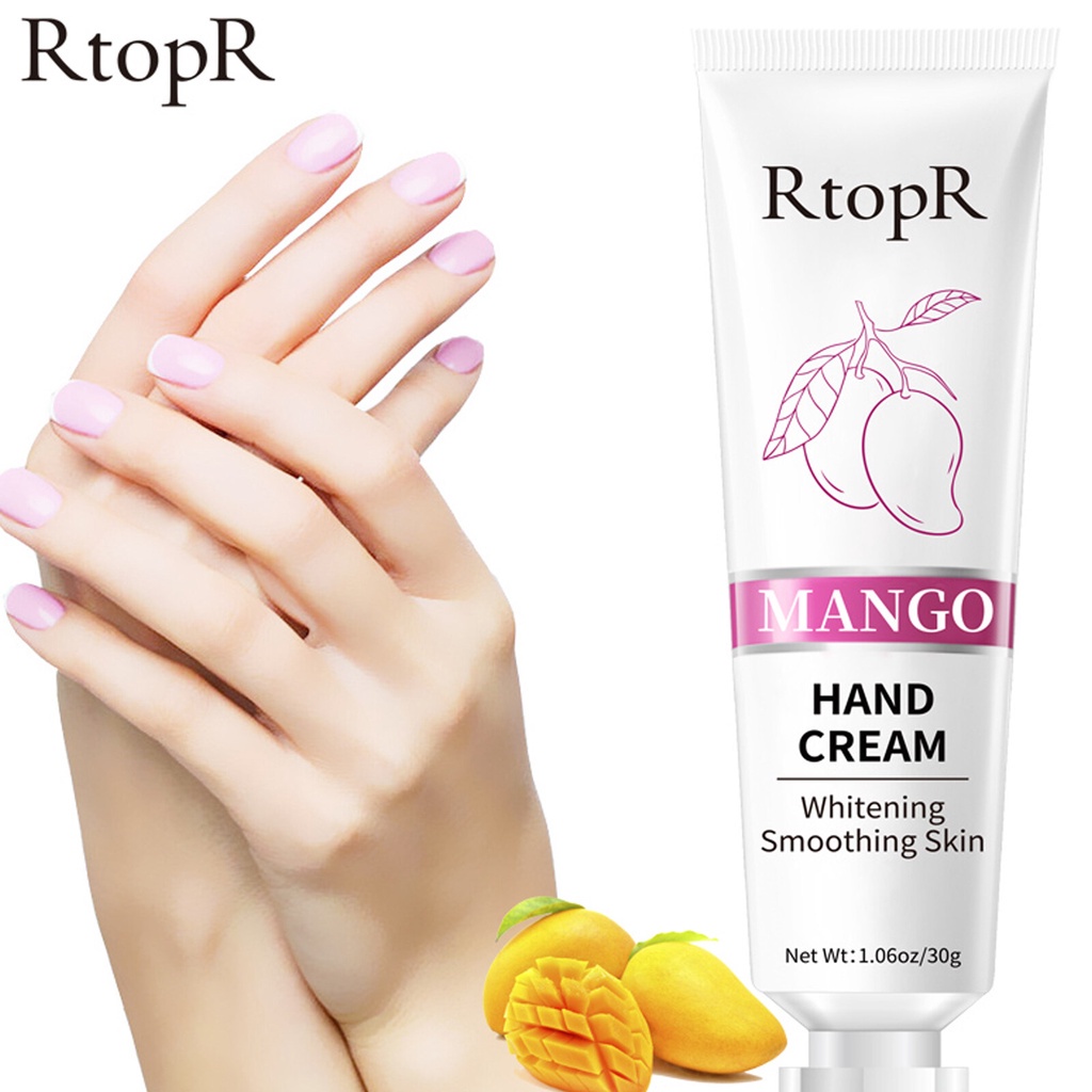 RtopR HAND CREAM Krim Tangan Mangga, Krim Perawatan Tangan Pengencang Pelembap Pemutih Pencerah