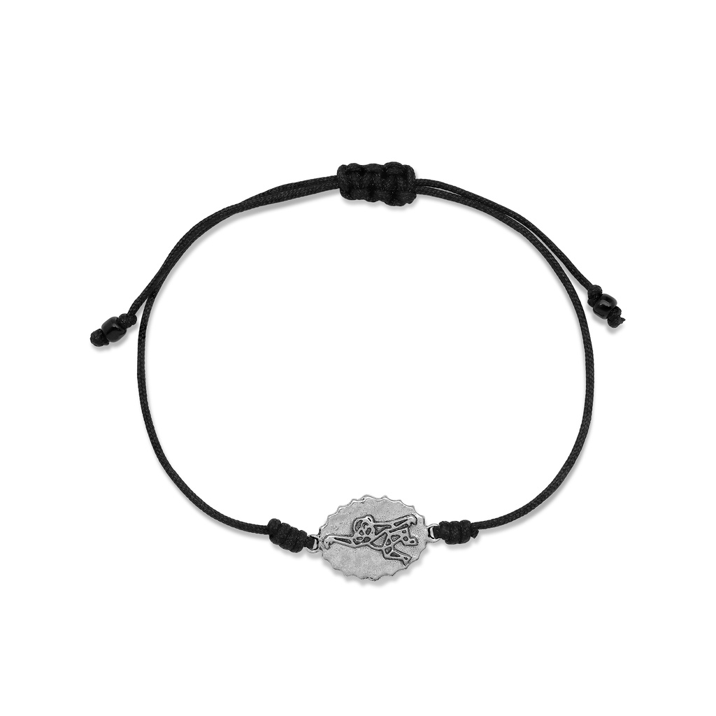 Monkey Rise Up Life Sterling Silver Bracelet | Gelang Tali 925 Sterling Silver