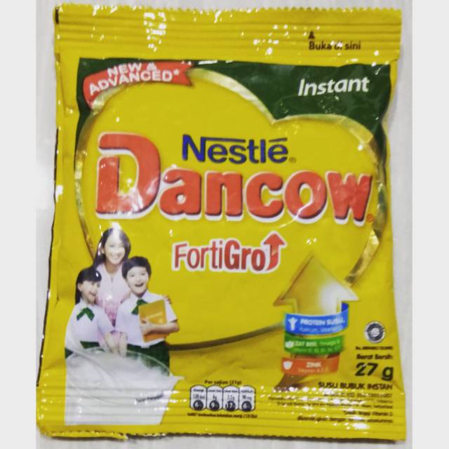 

Dancow fortigro renceng 27gr X 10 sachet