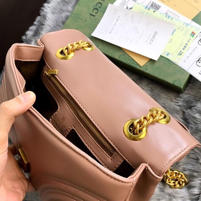 Tas Gucci Gg Marmont Matelasse Shoulder Bag Free Box Gucci Tas Selempang Wanita Shopee Indonesia