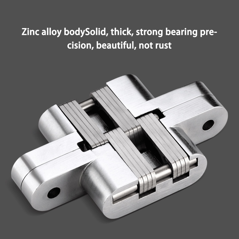 2PCS  ENGSEL STAINLESS /  Engsel Pintu /Engsel meja lipat /CHROME Cross Hinge Pintu Lemari Meja Lipat Tanam