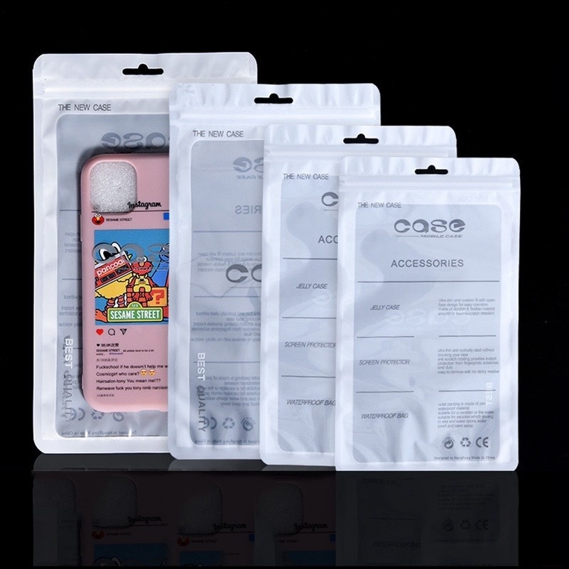 (Ready Stock) Kantong Plastik Penyimpanan Handphone Transparan Tahan Air Anti Debu