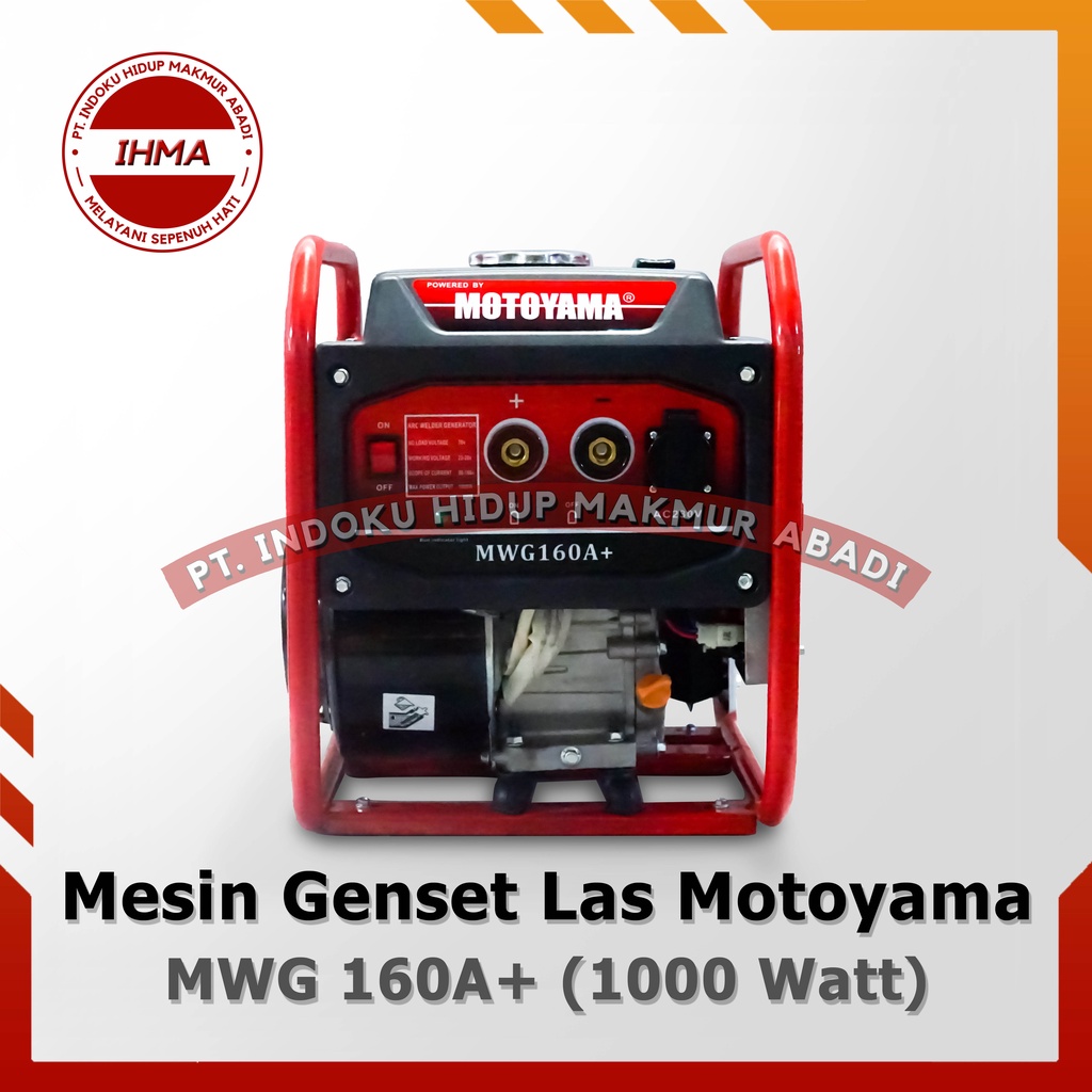 Mesin Genset Las Motoyama MWG 160A+ Welding Generator (1000 Watt)