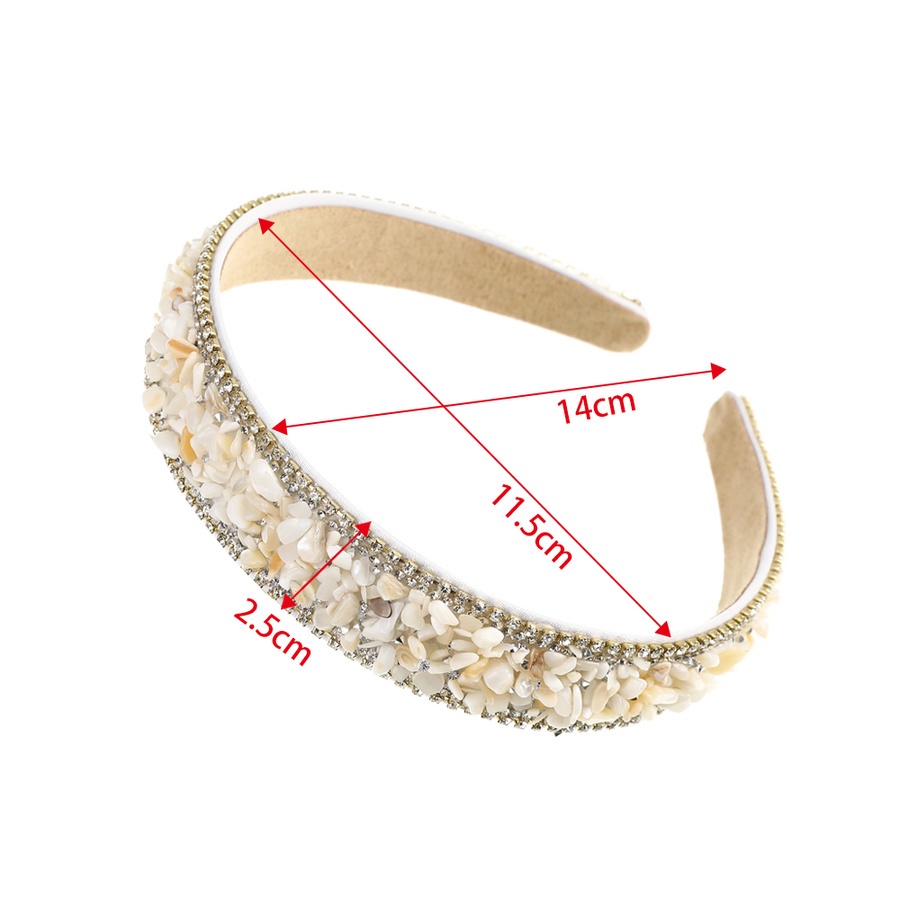 Korean Colorful Stone Rhinestone Headband Crystal Diamond Hair Band For Woman Wedding Hair Accessories