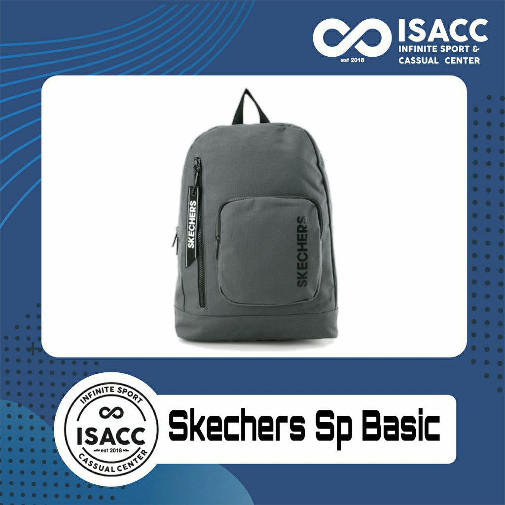 Tas Ransel Pria Wanita Anak Sekolah Skechers Original BNIB SP Basic Daypack Backpack Skechers