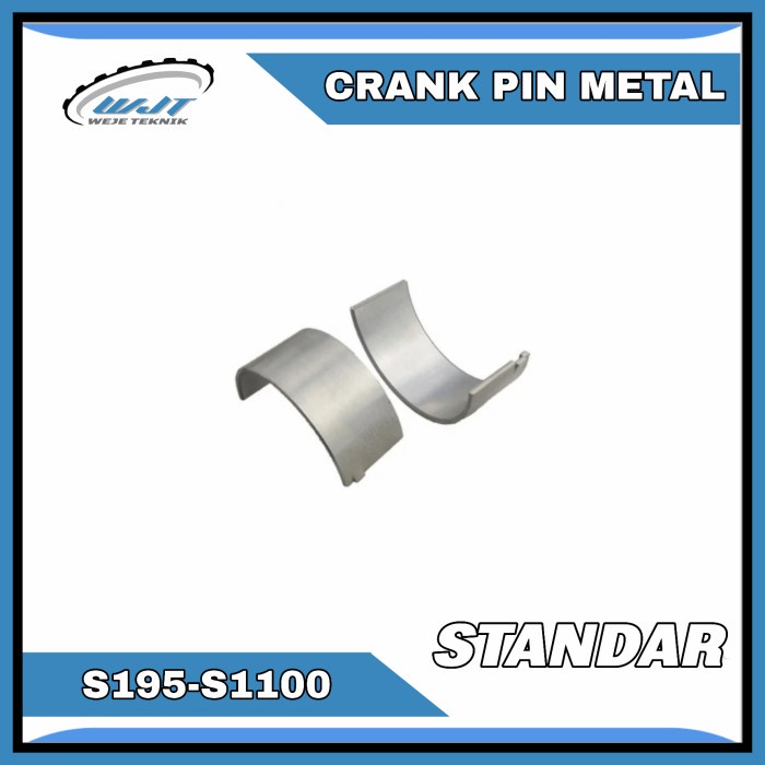 CRANK PIN METAL JALAN DONG FENG DIESEL JIANG DONG S195 S1100 STANDAR